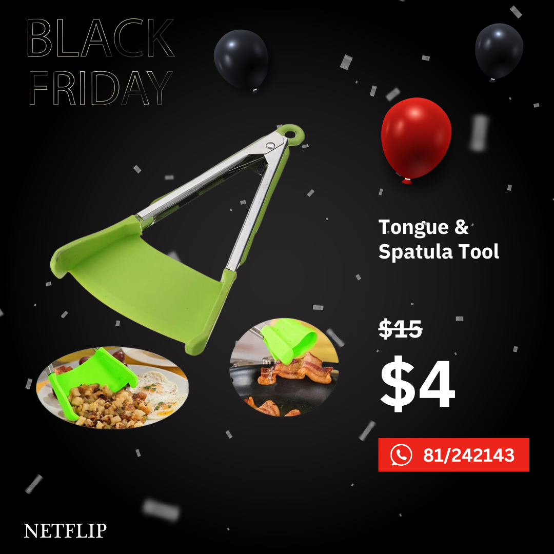 2-in-1 Spatula & Tongs