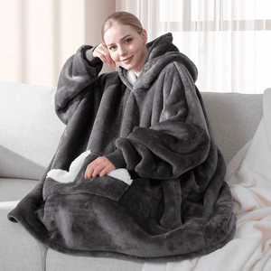 Winter Hoodie Blanket