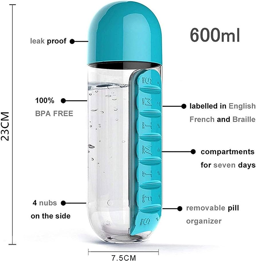 Netflip™ Pill Organizer Water Bottle