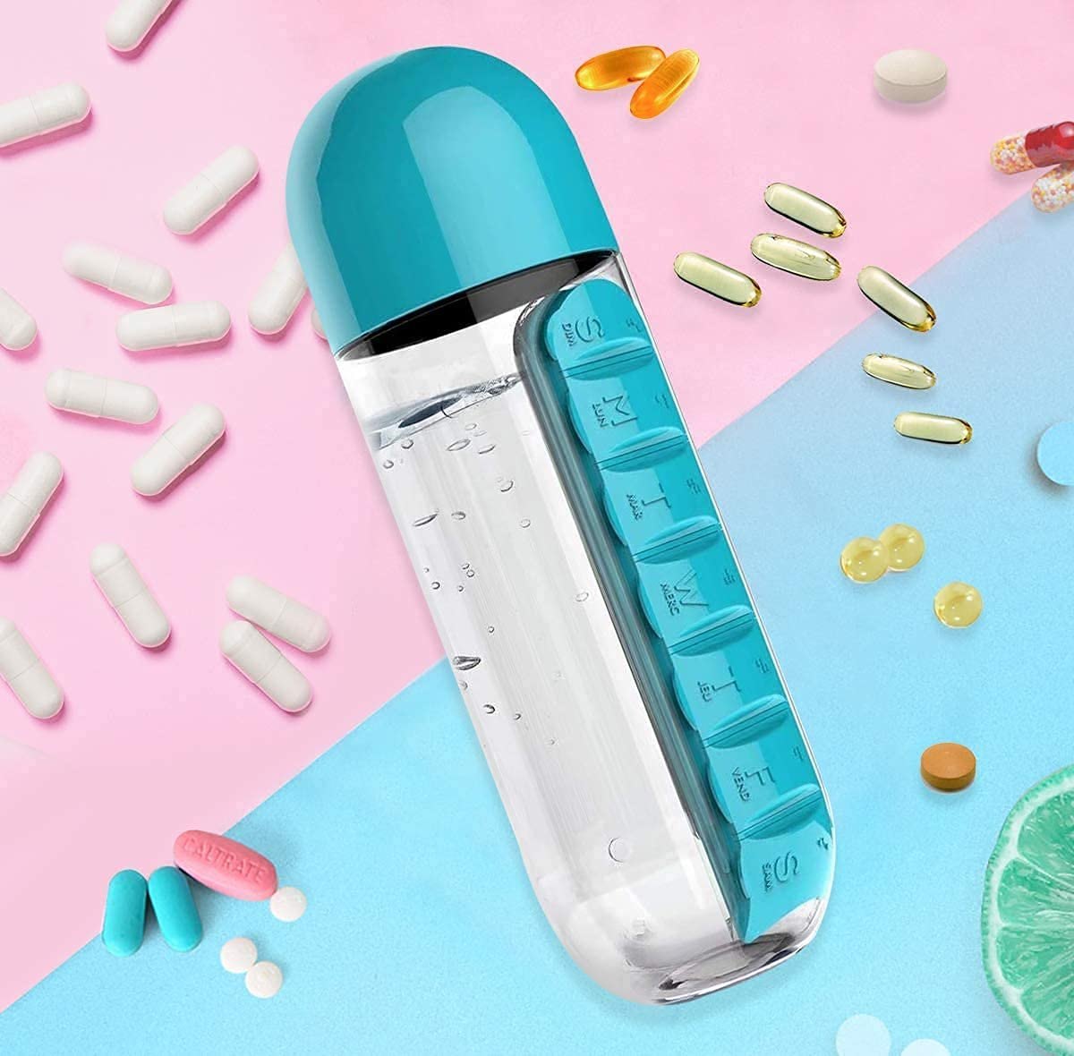 Netflip™ Pill Organizer Water Bottle